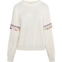 Oversize-Strickpullover im Boho-Stil