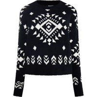 Strickpullover mit Ethno-Muster