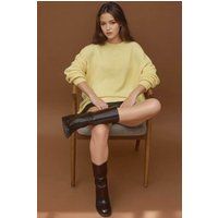 Kuscheliger Oversize-Strickpullover mit Rundhalsausschnitt