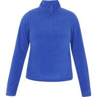 Fleecepullover mit halbem Reißverschluss