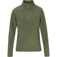 Fleecepullover mit halbem Reißverschluss