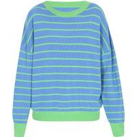 Gestreifter Oversize-Strickpullover