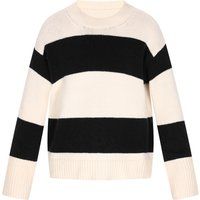 Gestreifter Relaxed-Fit Strickpullover