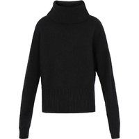 Lockerer Rollkragenpullover mit Rippstrick