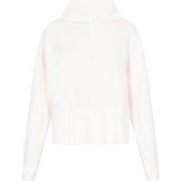 Oversize-Strickpullover mit geripptem Rollkragen