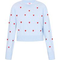 Pullover mit Herz-Stickerei