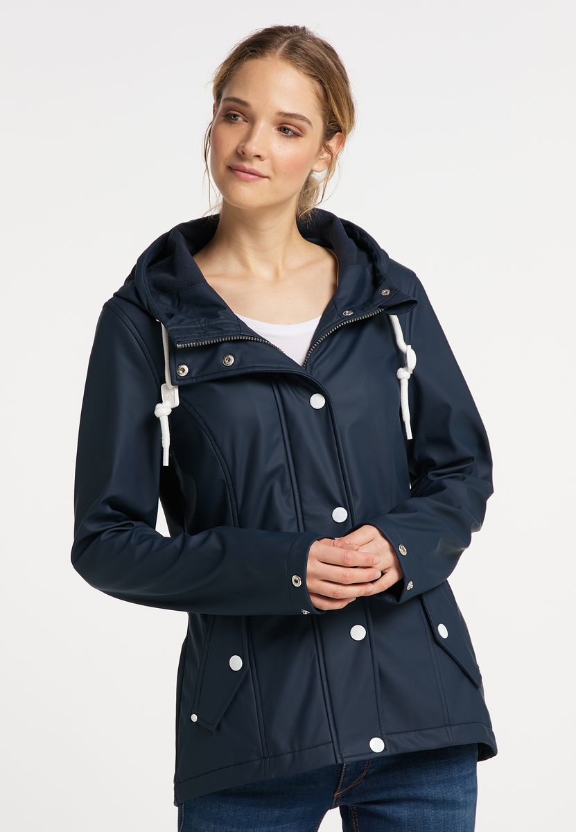 Funktionale Regenjacke mit Kapuze