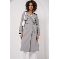 Klassischer zweireihiger Trenchcoat