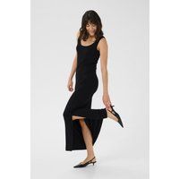 Ärmelloses Maxikleid mit Seitenschlitz