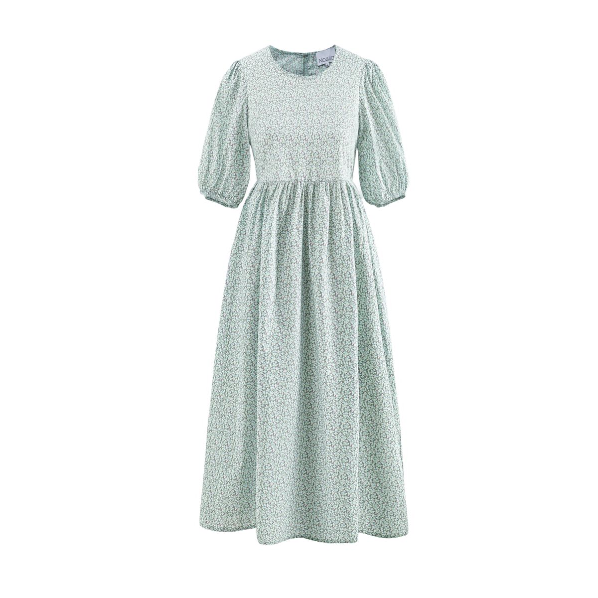 Feminines Midi-Kleid mit Blumenmuster