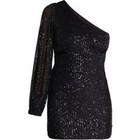 One-Shoulder-Paillettenkleid mit Cut-Out