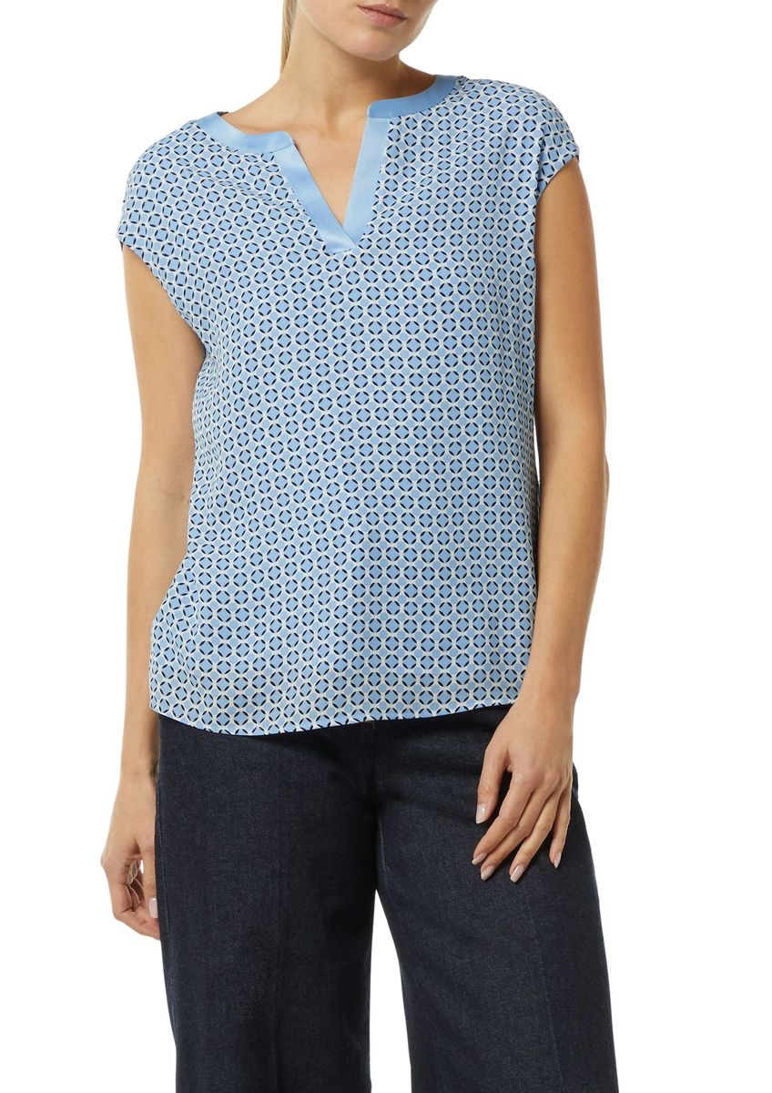 Top mit geometrischem Print