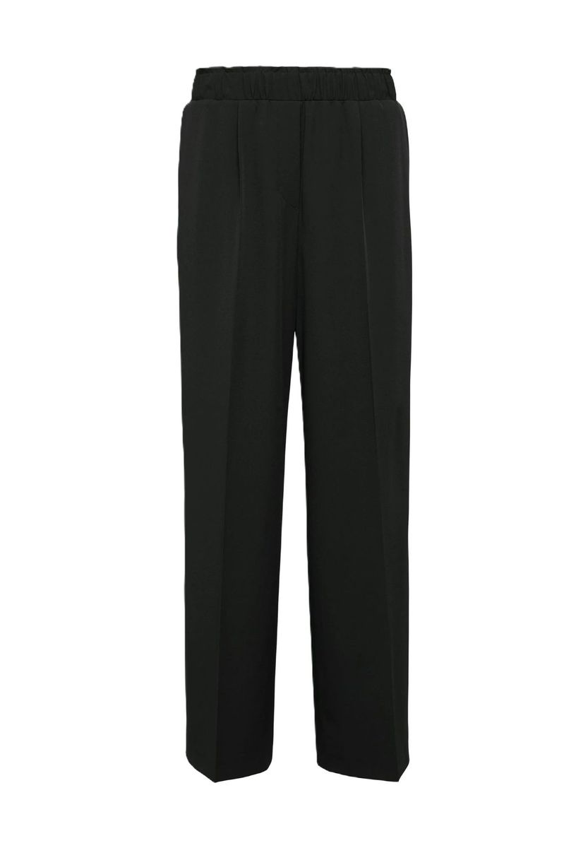 Wide-Leg-Hose mit gerafftem Bund