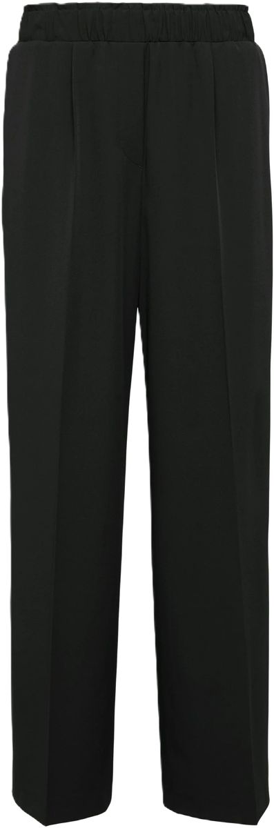 Wide-Leg-Hose mit gerafftem Bund