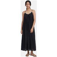 Verziertes Maxikleid mit Plisseefalten