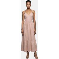 Gestuftes Maxikleid mit Zierträgern