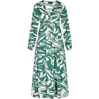Maxikleid mit Zebramuster und Stufen