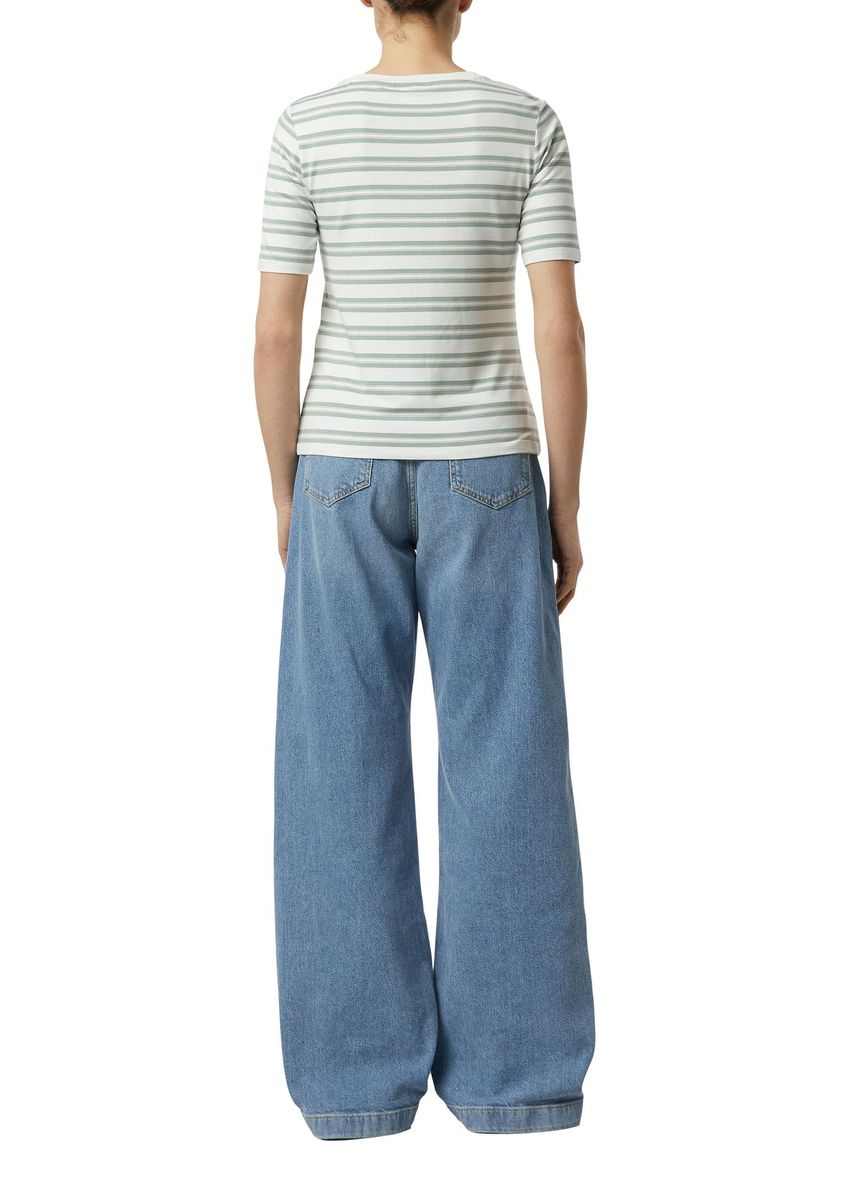 Gestreiftes Slim-Fit Jersey-Shirt