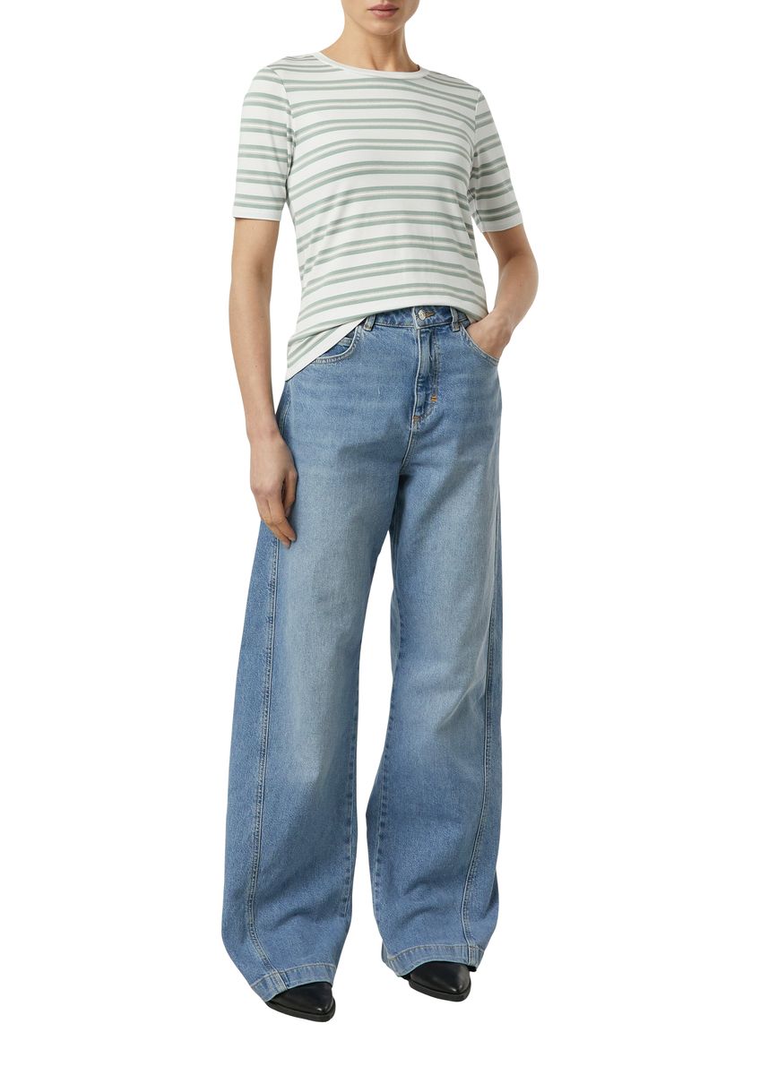 Gestreiftes Slim-Fit Jersey-Shirt