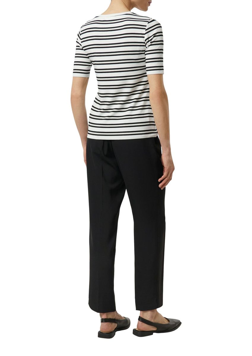 Gestreiftes Shirt mit Halbarm