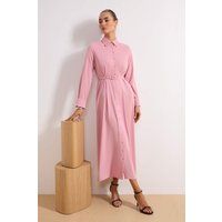 Elegantes Maxi-Hemdkleid mit Knopfleiste