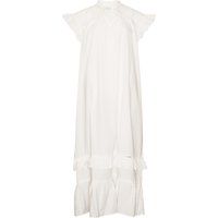 Romantisches Maxikleid mit Stufen und Rüschen