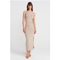 Ärmelloses Bodycon-Maxikleid mit Schlitz
