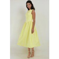Ärmelloses Midikleid mit A-Linie