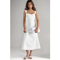 Elegantes Midikleid mit Herz-Ausschnitt