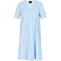 Minimalistisches Hemdkleid mit V-Ausschnitt