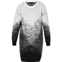 Glitzerndes Ombré-Strick-Minikleid
