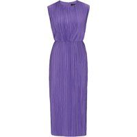 Elegantes Plisseekleid in Midi-Länge