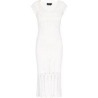Midikleid mit Ajourmuster
