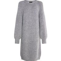 Oversize-Strickkleid mit dezentem Glanz