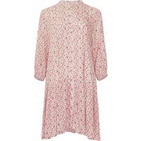 Gestuftes Midikleid mit Blumenmuster