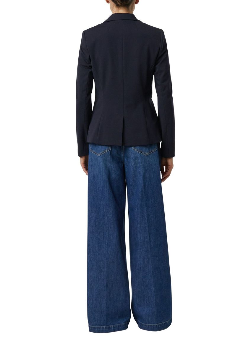Taillierter Jersey-Blazer mit Reverskragen
