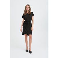 Minimalistisches Jerseykleid mit Gürtel