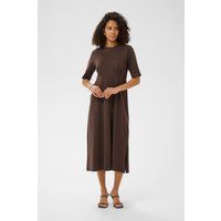 A-Linien Jersey-Midikleid mit Kurzarm