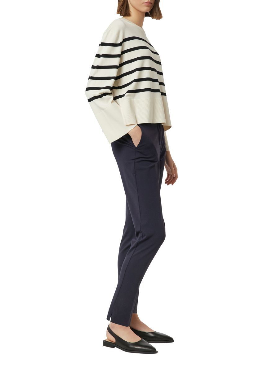 Elegante Schmal Geschnittene Zigarettenhose