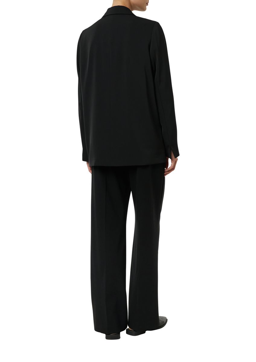 Fließender Oversize-Blazer mit Reverskragen