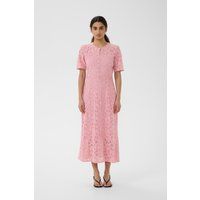 Feminines Midikleid aus Blumenspitze