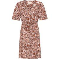 Florales Midikleid mit Tunnelzug