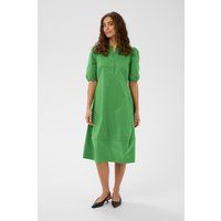 Entspanntes Midi-Kleid mit Puffärmeln