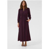 Midikleid mit gesmokter Taille