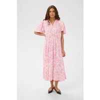 Luftiges Midi-Kleid mit V-Ausschnitt