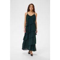 Etagen-Maxikleid mit Volants