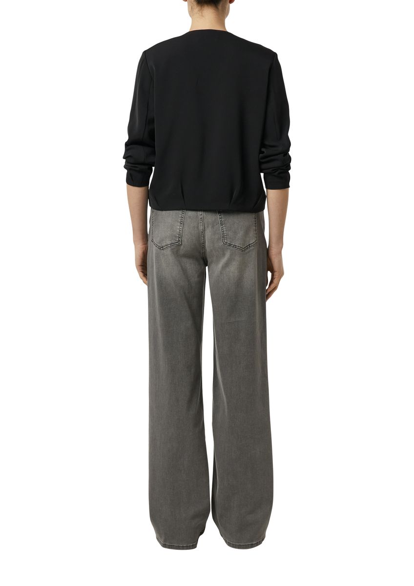 Moderne Boxy-Blousonjacke mit Reißverschluss