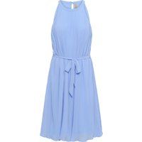Plissee-Minikleid mit Neckholder-Ausschnitt