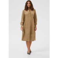 Cord-Midikleid in A-Linie