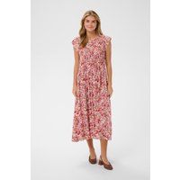 Smock-Midikleid mit Blumenmuster